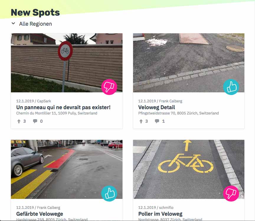 Bikeable Velo-Infrastruktur Region Thun 2